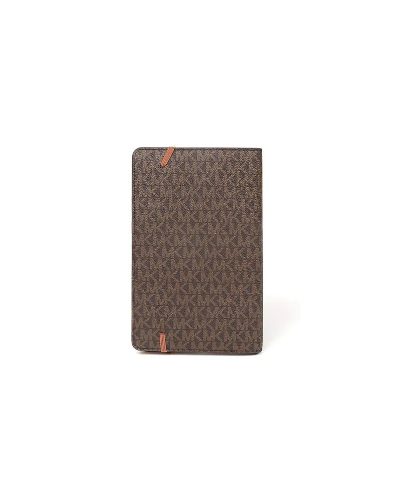 Michael Kors Women's Notebook Brown 89.coated Canvas Accessories Polyester Other Brown