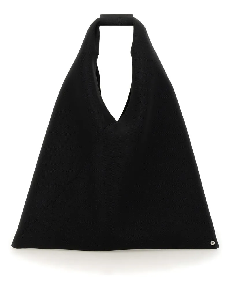 Maison Margiela Polyester and Leather Shoulder Bag — Black Black