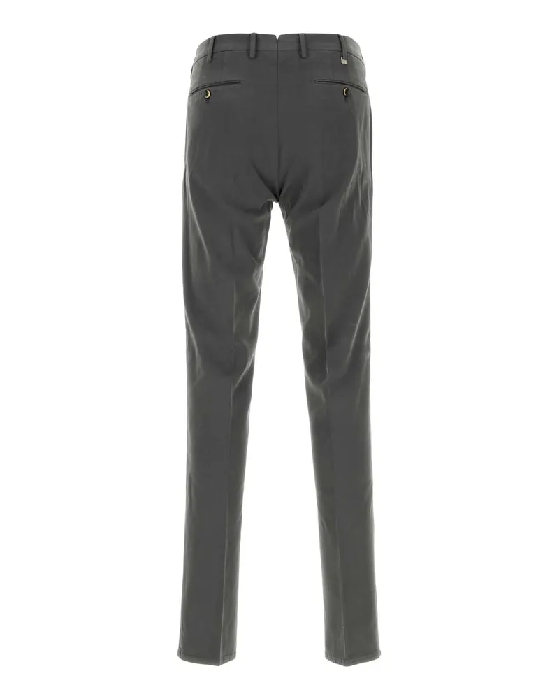 PT TORINO Stretch Cotton-Cashmere Blend Trousers — Gray Gray