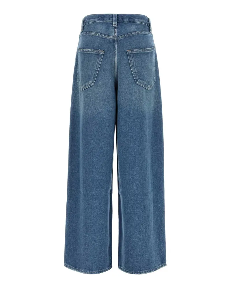 AGOLDE Women's Denim Jeans Expressiondktintedind Exterior: Lyocell Blue