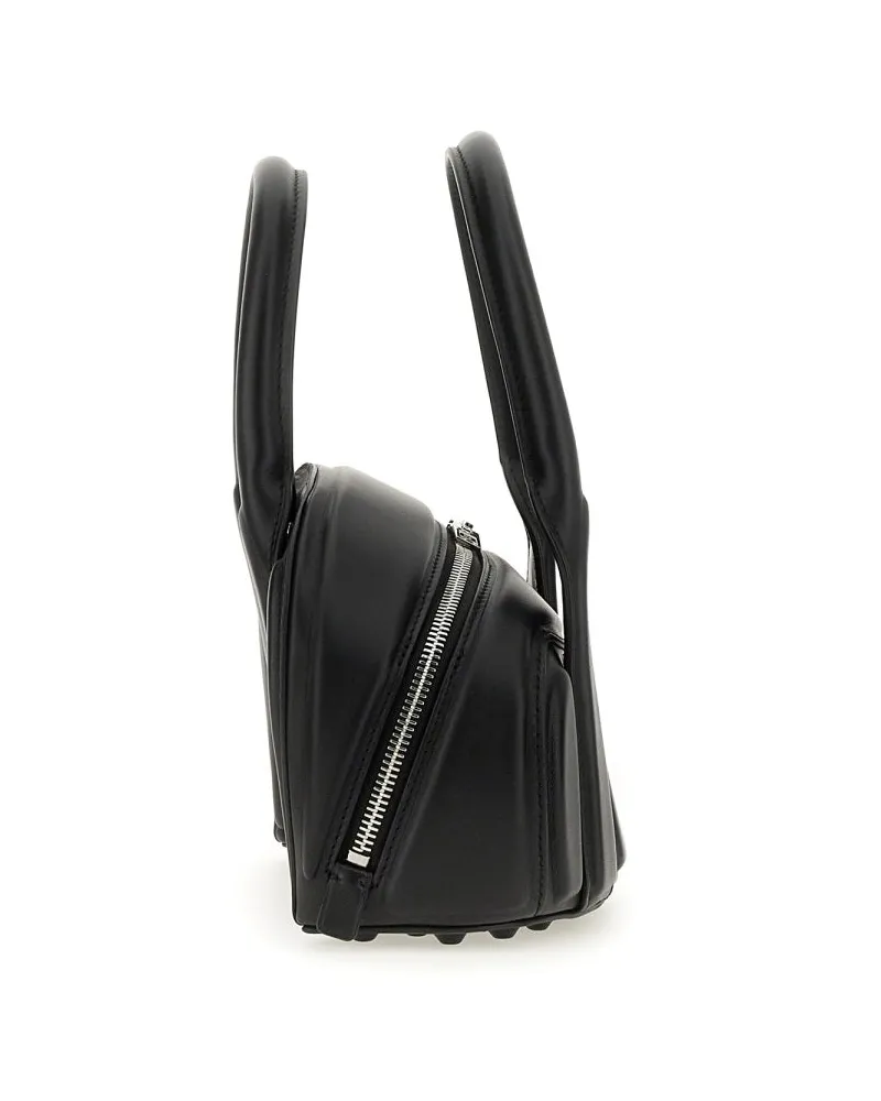 Alexander Wang Women's Small Roc Bag Black Lamb Leather Handbags Hand Black