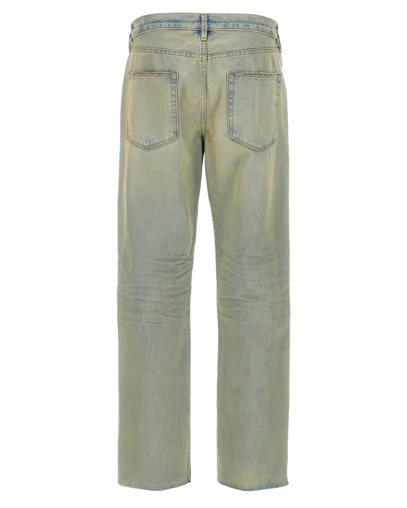 Fear of God Men's Blue Cotton Straight-Leg Jeans Clothing Blue