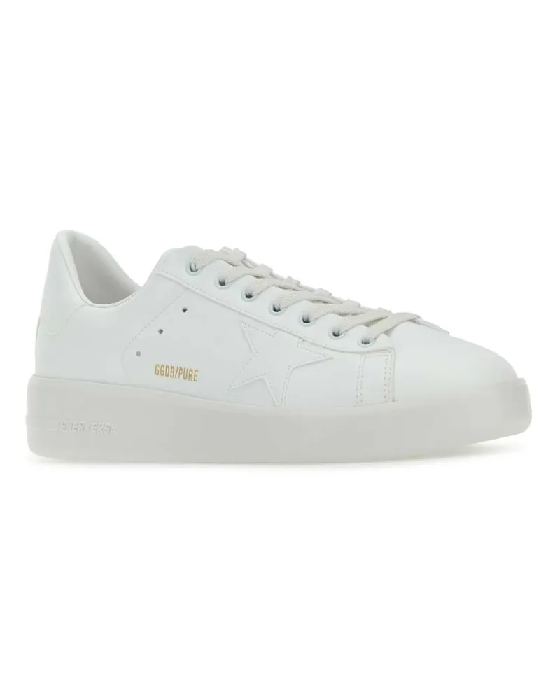 Golden Goose Men's White Leather Pure New Sneakers Opticwhite White