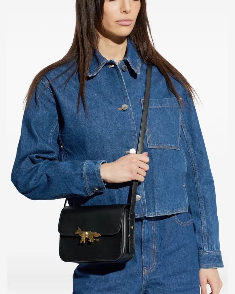 Kitsuné Edie Crossbody Bag — Black Black