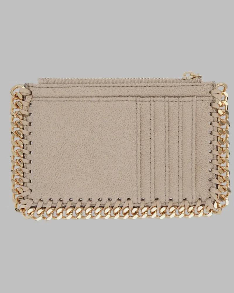 Stella McCartney Falabella Card Case — Beige Beige