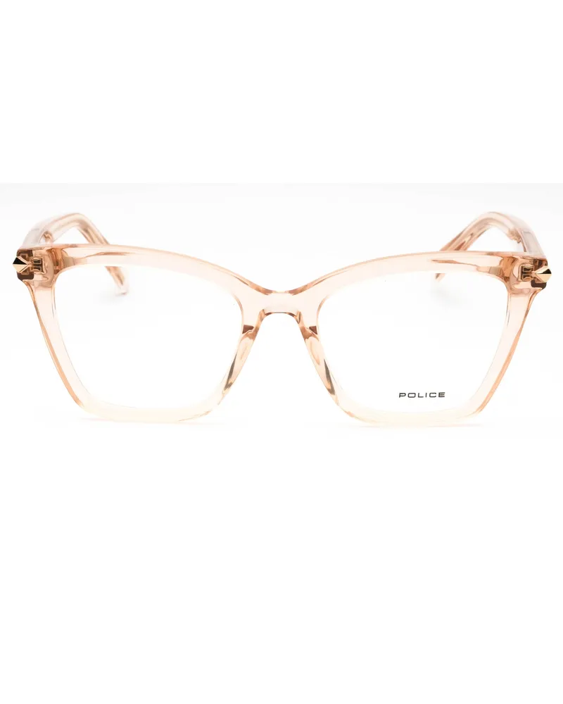 Police Women's Vplf29m Eyeglasses Clear Blush