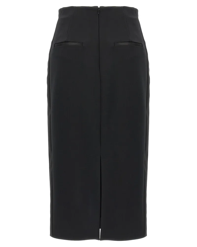 Max Mara Pece Skirt — Black Black
