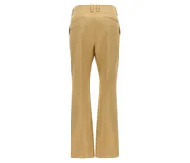 Cotton Drill Trousers — Beige