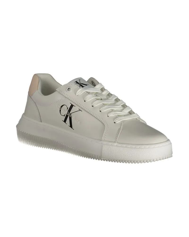 Calvin Klein Logo Sneaker — White White