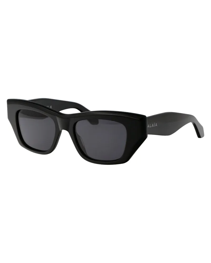 Alaïa Women's Sunglasses Aa0074s Black Acetate Black-Black-Smoke Black/black/smoke Black