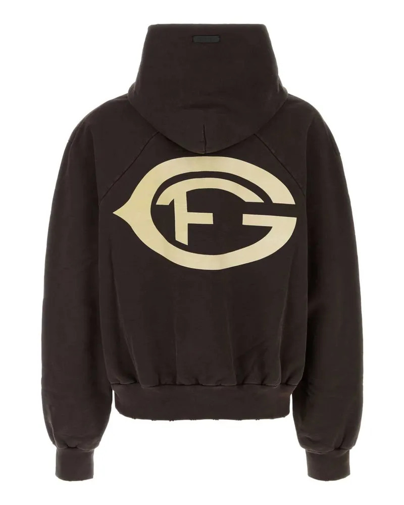 Fear of God Men's Brown Cotton Sweatshirt Darkbrown Exterior: T-Shirt T-shirts And Polos Brown