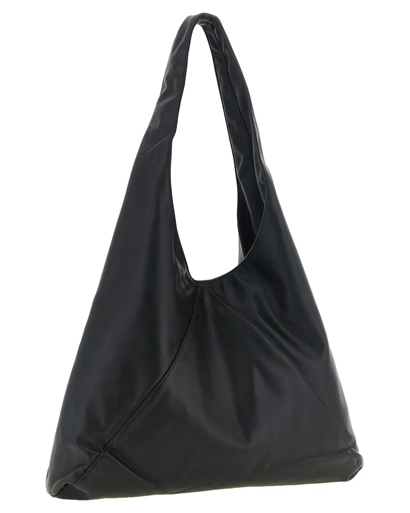 Kitsuné Triangle Shoulder Bag — Black Black