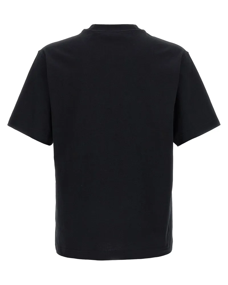 Burberry Cross-Stitch Logo T-Shirt — Black Black