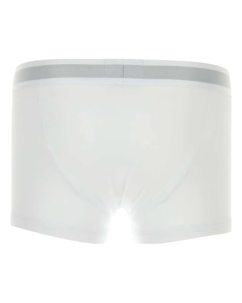 Emporio Armani Cotton-Elastane Boxer Shorts — White White