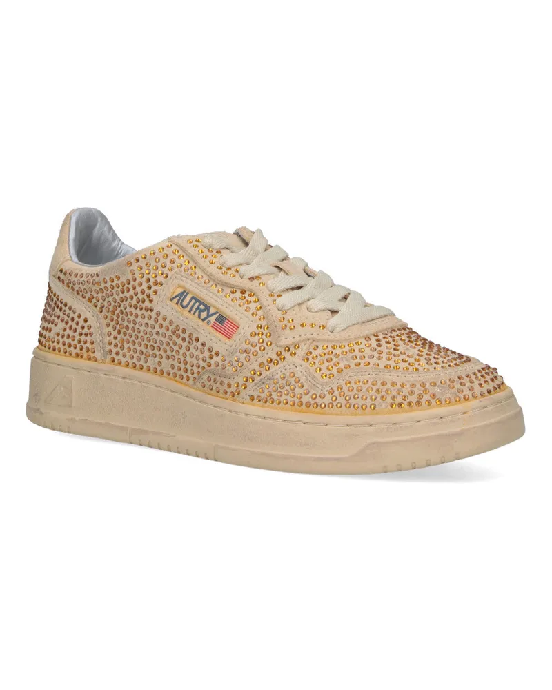AUTRY Women's Sneakers Beige Upper: Suede Cow Leather Beige