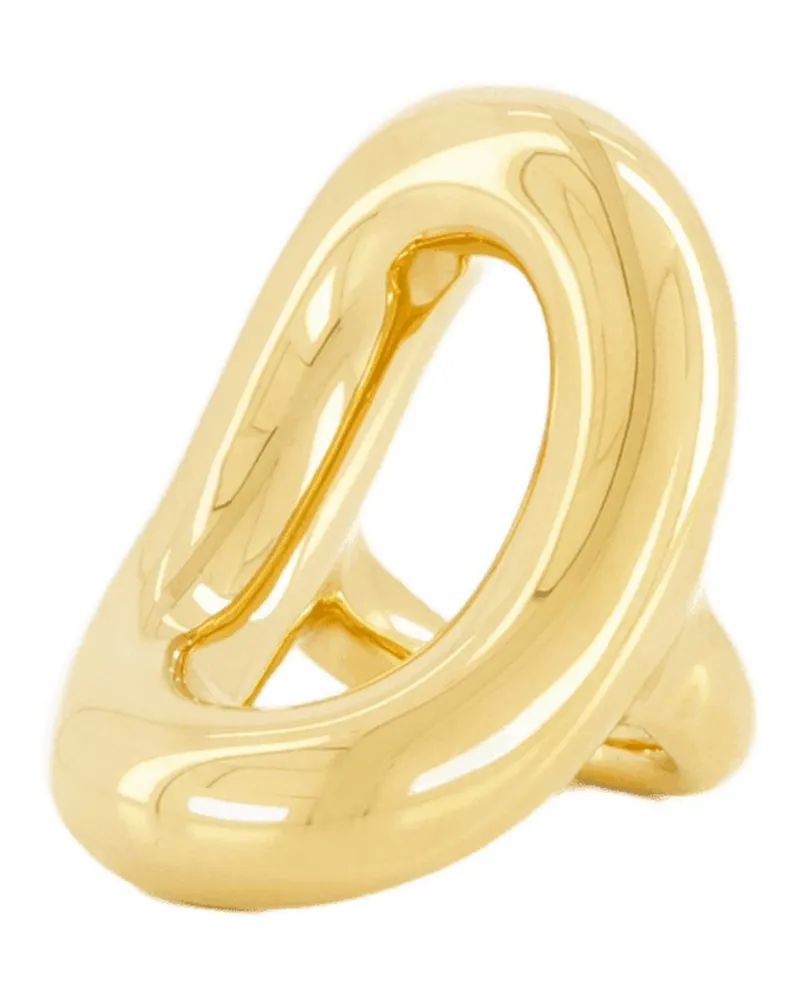 Paco Rabanne Women's Anneau Ring Paco Brass Gold Others Jewelry-Watches Rings Gold