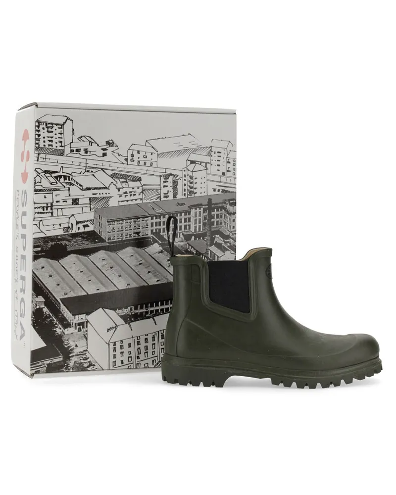 Superga Vulcanized Rubber Boot — Green Green
