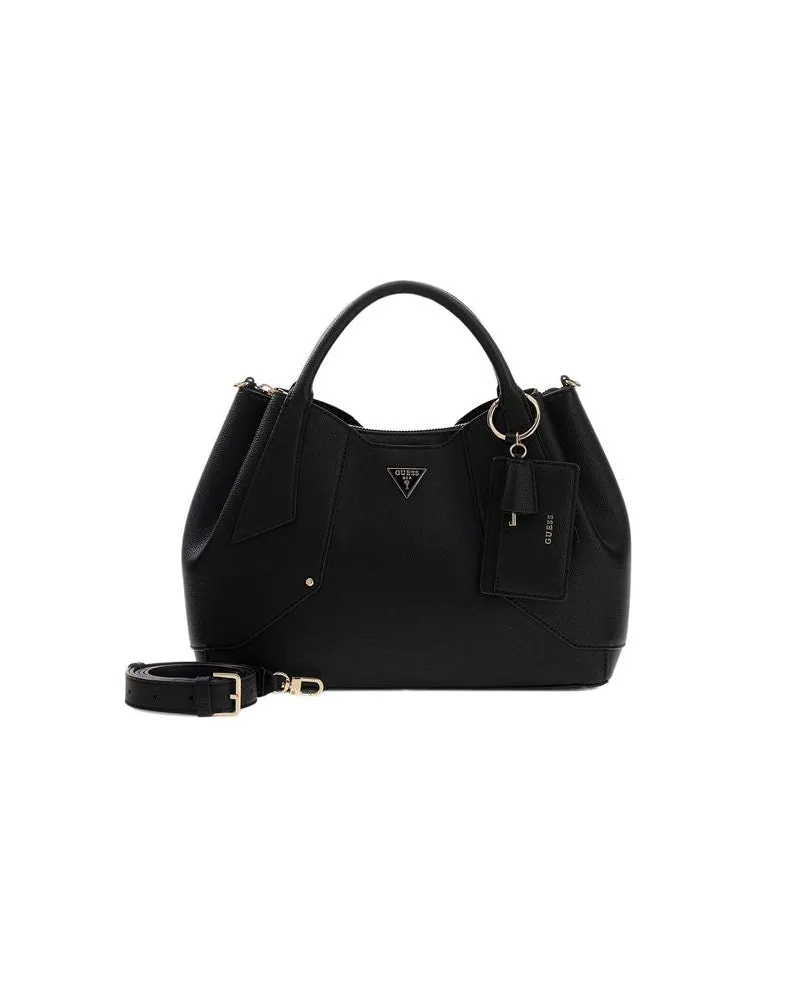 Guess Women's Satchel Bag Black Polyurethane - Satchel-Bags Black