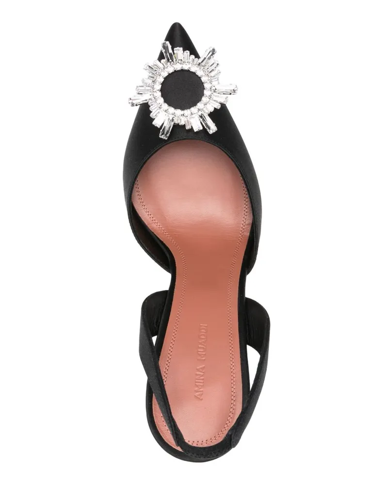 Amina Muaddi Begum Slingback Pump — Black Black