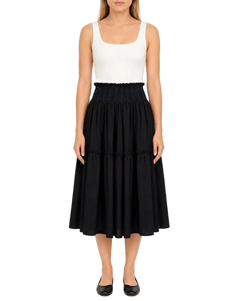 Pinko Women's Skirt Cotton Apparel - Black Black