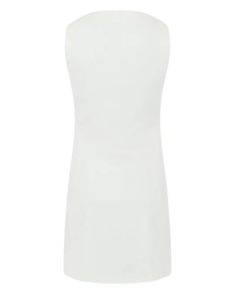 COPERNI Women's Mini Dress Wide Neckline White Polyamide White
