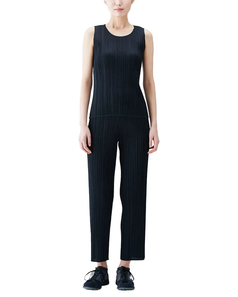 Issey Miyake Pleats Please Trousers — Black Black