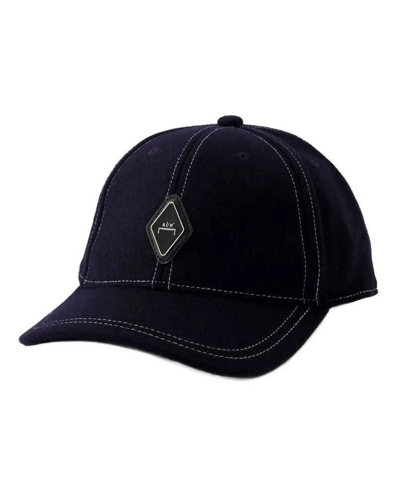 A-COLD-WALL* Men's Diamond Cap -  Cotton Navy Blue Accessories Hats Navy