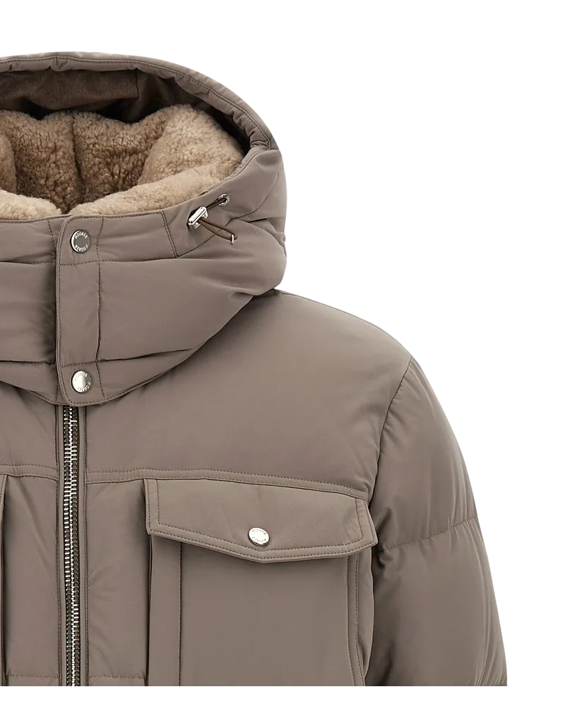 MOORER Alarick Down Jacket — Grey Grey