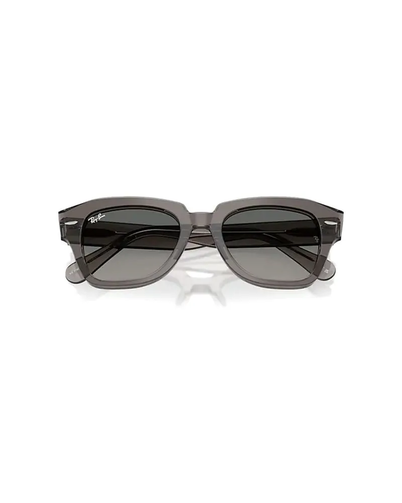 Ray Ban Unisex Sunglasses Grey Acetate Eyewear Gray