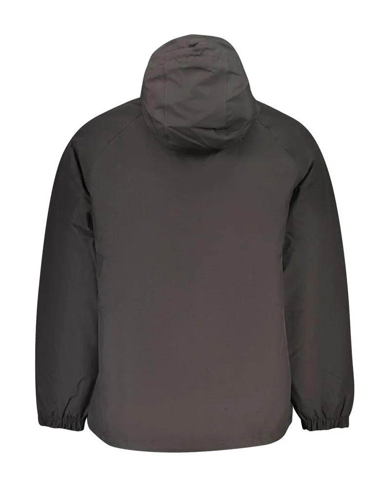 Timberland Hooded Polyester Jacket — Black Black