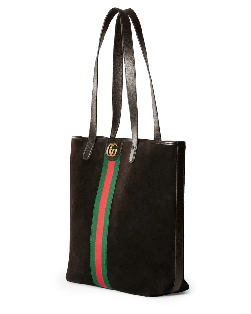 Gucci Men's Shoulder Bag Ophidia Dark Brown Calf Skin Brown