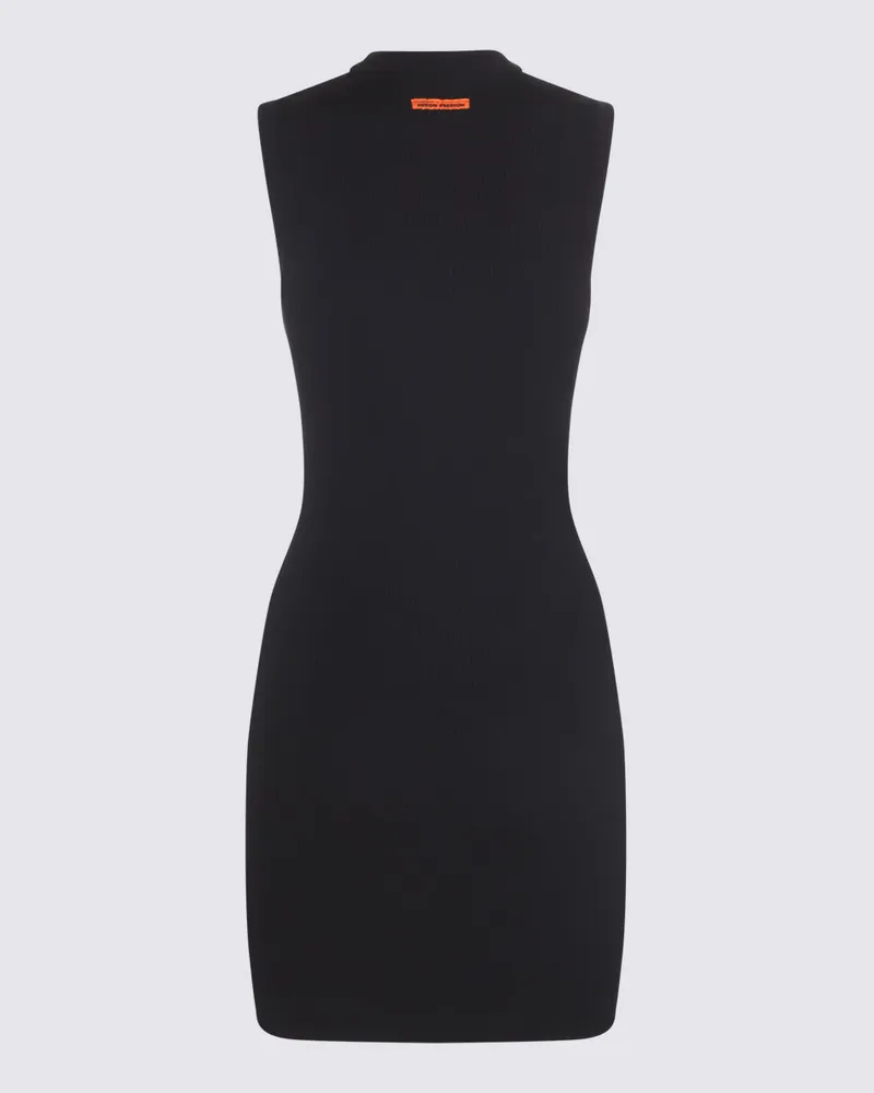 Heron Preston Women's Dresses Black-White _vi Pl Black/white Black