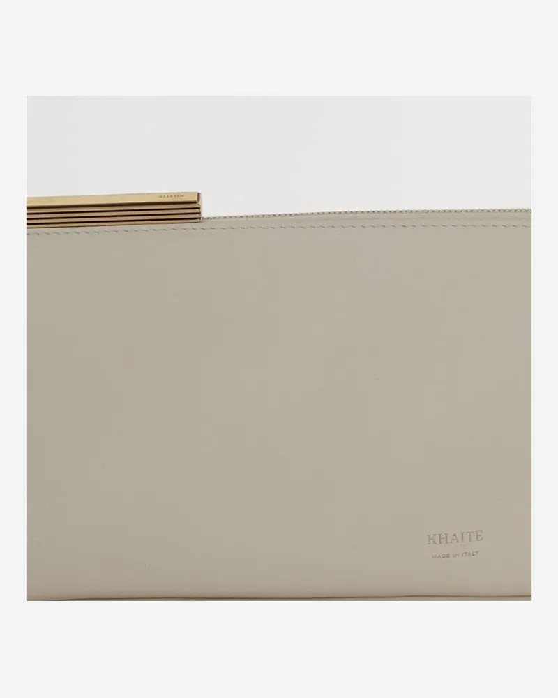 KHAITE Women's Lori Baguette Bag Ivory Calfskin Shoulder Ivory