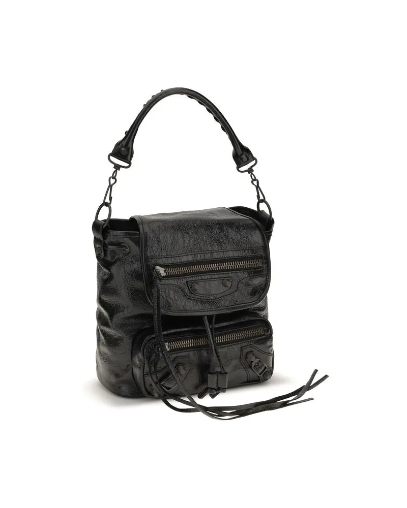 Balenciaga Le City Backpack — Black Black