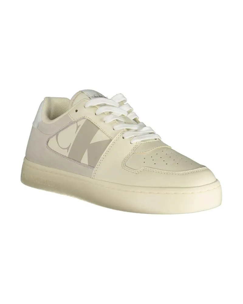 Calvin Klein Polyurethane Sneaker — White White