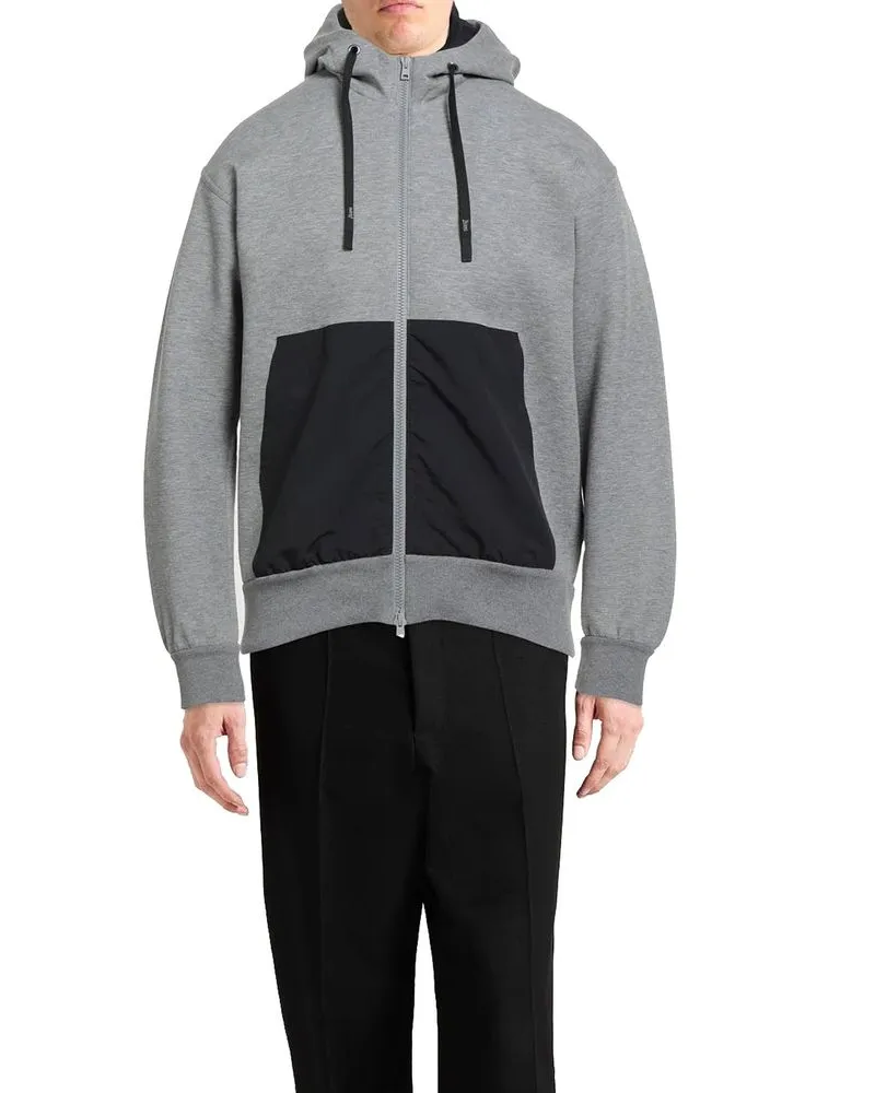 Herno Men's Gray Cotton Sweatshirt Clothing Gray