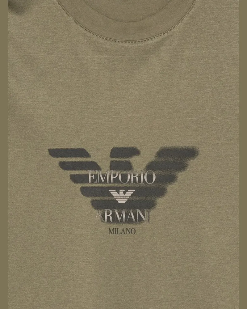Emporio Armani Milano T-Shirt — Beige Beige