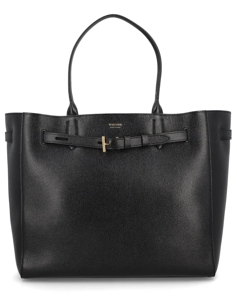 Tom Ford Women's Leather Handbag Black Handbags Hand Bags Black
