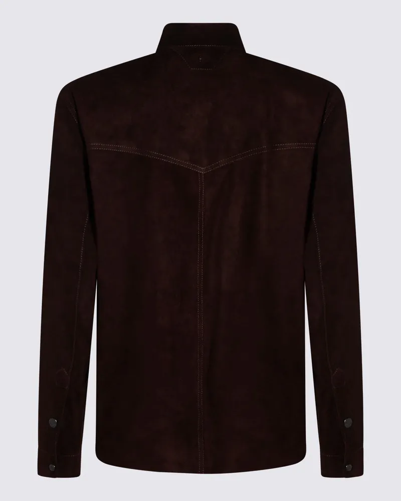 Salvatore Santoro Men's Jackets _le Brown