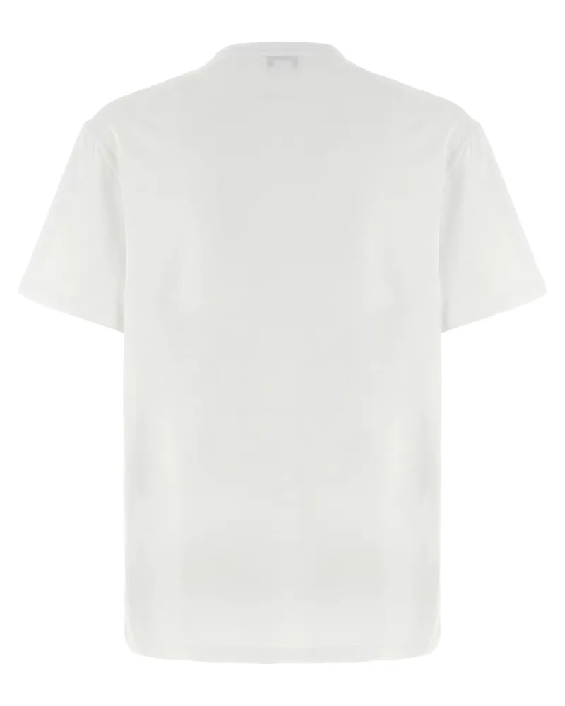 Alexander McQueen Flocked Logo T-shirt — White White