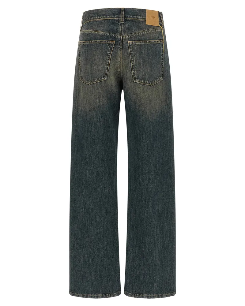 Fendi Bananatex Denim Jeans — Gray Gray