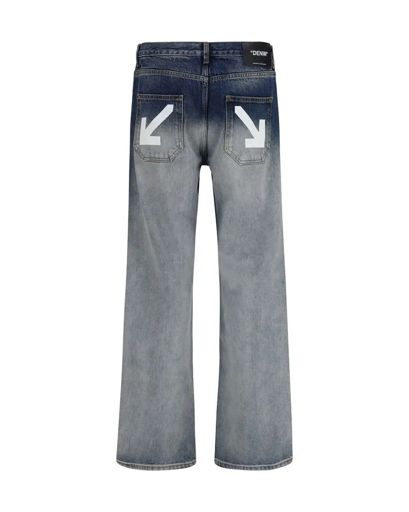 OFF-WHITE Half Arrow Jeans — Gray 