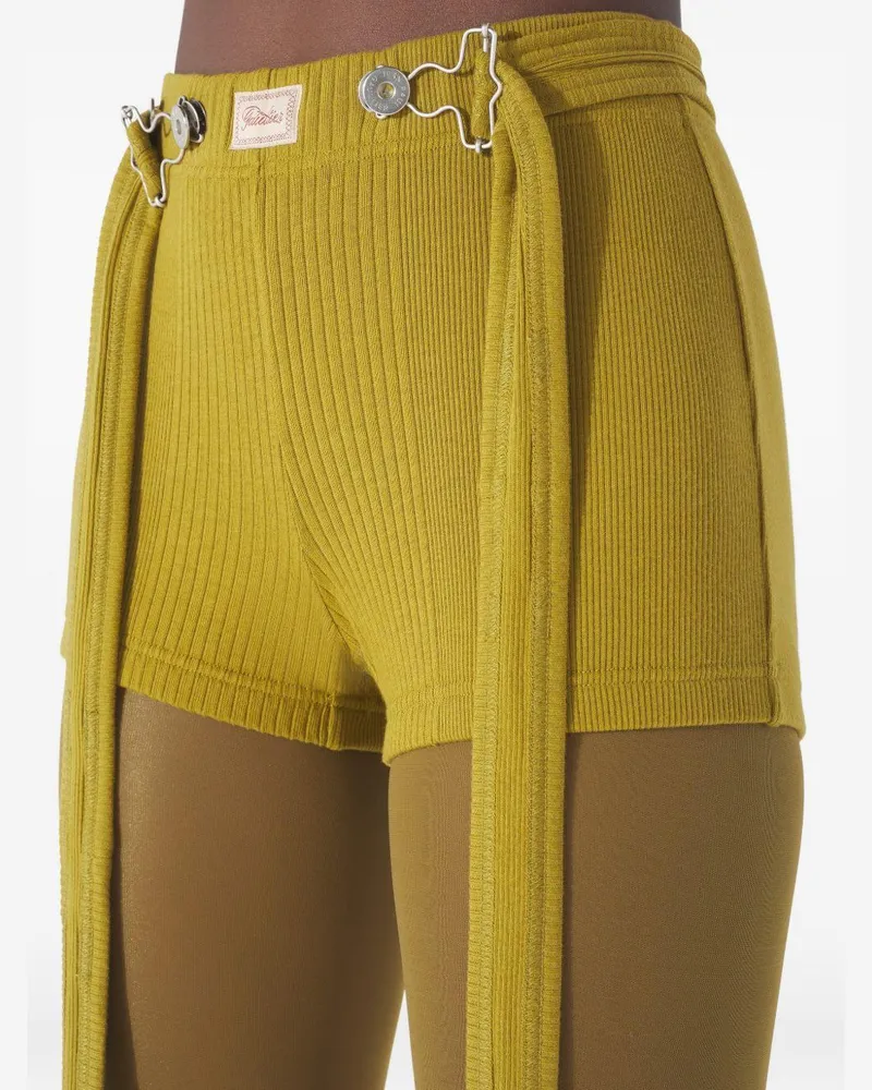 Jean Paul Gaultier Women's Shorts Cotton Green Green
