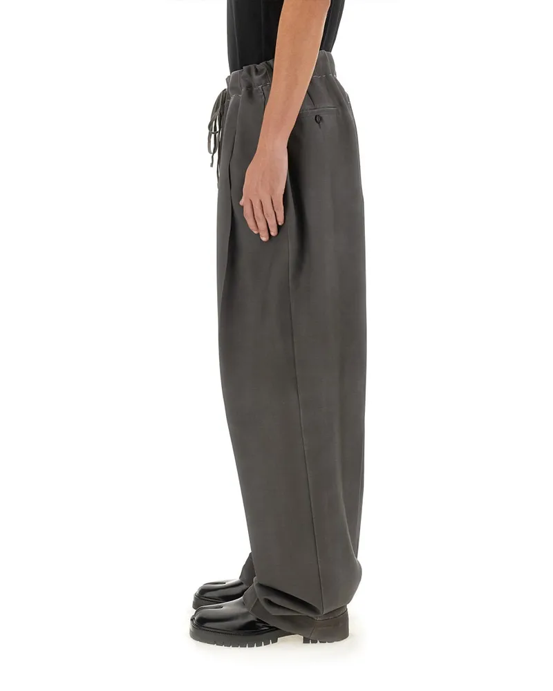 Maison Margiela Mohair and Wool Blend Trousers — Gray Gray
