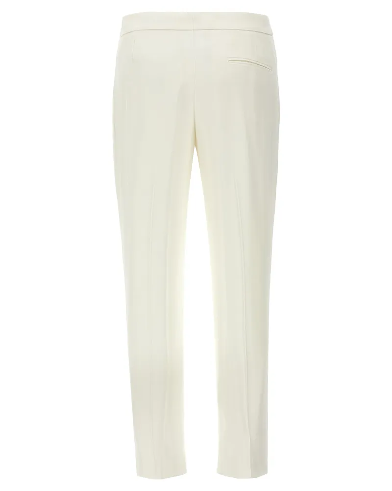 Alexander McQueen Women's White Viscose Casual Pants White
