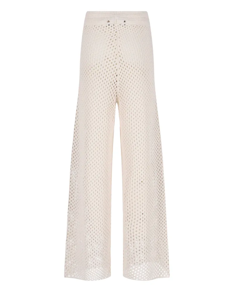 Golden Goose Women's Trousers White Cotton White