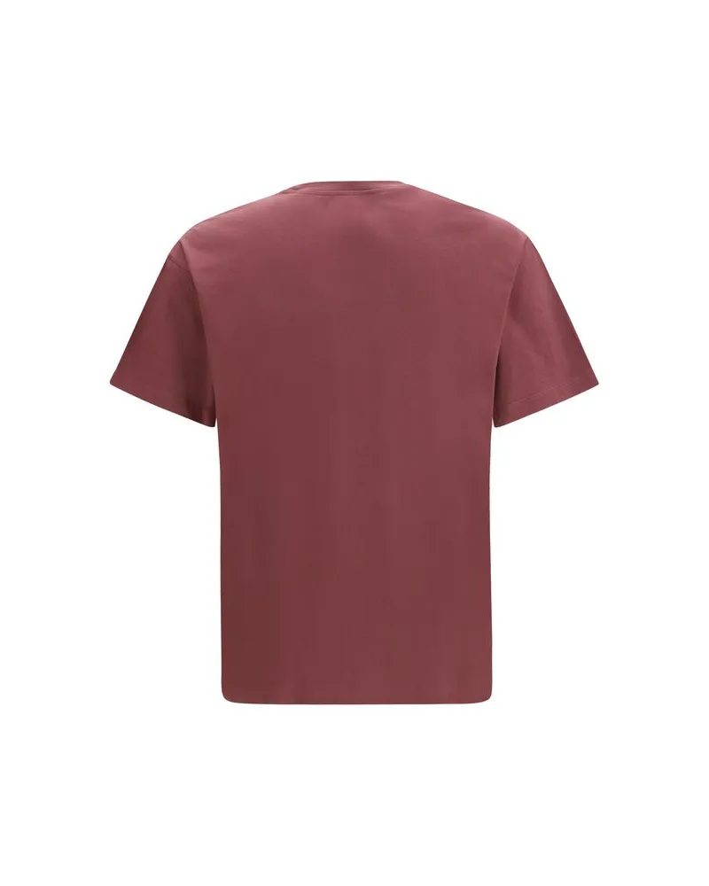 Vivienne Westwood Men's Multicolor Cotton T-Shirt Burgundy