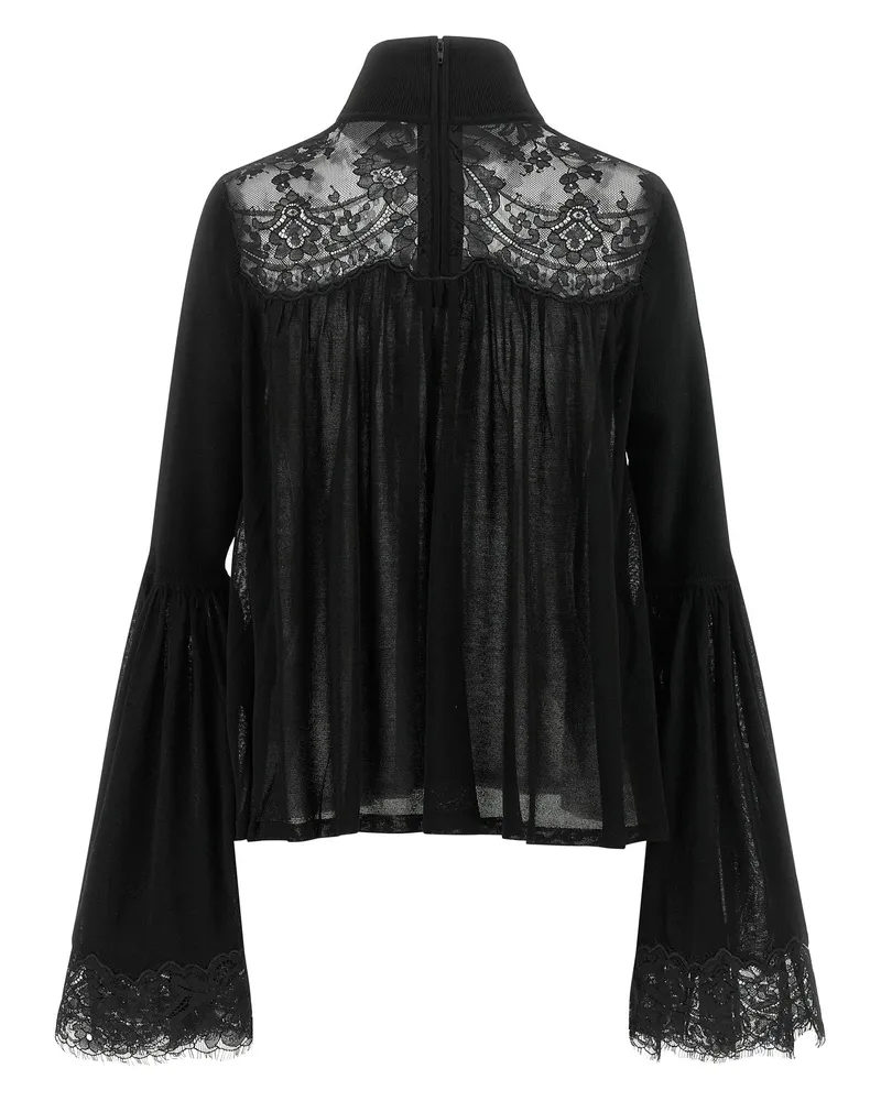 Zimmermann Valiant Blouse — Black Black