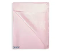 Check Jacquard Silk Scarf — Pink