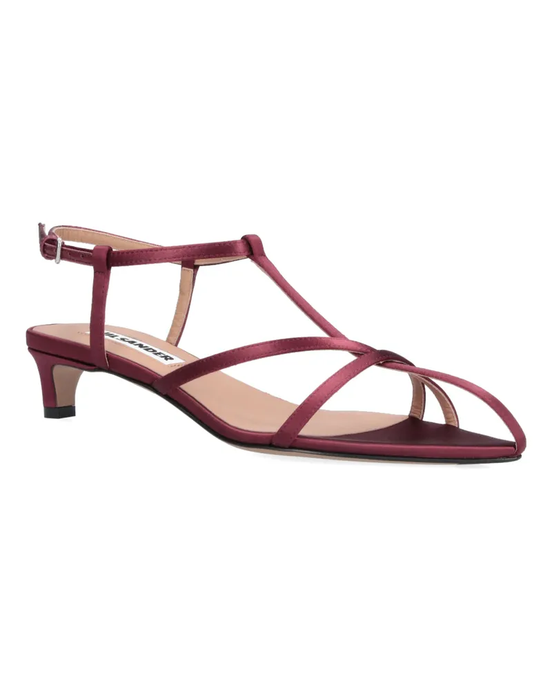 Jil Sander Women's Sandals Red Upper: Cotton Red